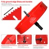 Hole Saw 6 1/4” (159mm) for Woold, HSS Bi-Metal Hole