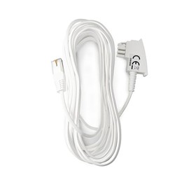 COXBOX 15 m DSL Flat Cable Fritzbox, Speedport, Easybox - TAE Flat Cable RJ45 White - VDSL ADSL WLAN Router Cable with Twisted Pair for a Reliable Connection