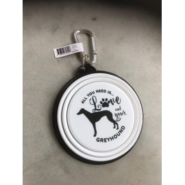 Gifted Wholesale ltd Collapsible Pet/Dog/Cat Dowl - Assorted Designs (Greyhound)