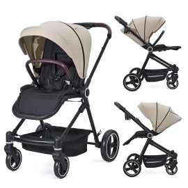 Unbranded Foldable Baby Stroller High Landscape Pushchair for Toddler Infant Pushchair