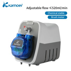 Kamoer KCPA600 24V peristaltic pump high flow rate liquid dosing pump 180-520ml/min adjustable,Norprene tube 4mm ID x 7.2 mm OD