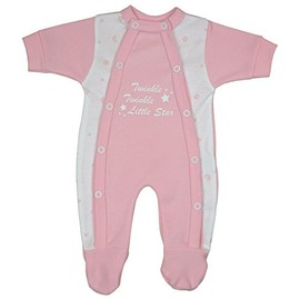 BabyPrem Premature Baby Twinkle Little Star Sleepsuit Clothes PINK PREM 2