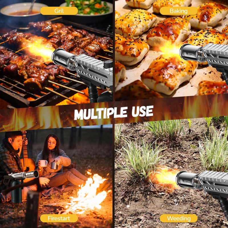 ARTFLAMM Powerful Grill Torch Gun | Propane Torch Gun, Adjustable