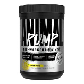 Animal Pump Pre Entreno Sin Estimulantes 442g Sabor Limón