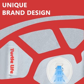 Turtle Life BBQ Grill Cover, 70 Inch Heavy Duty Waterproof 5-6 Burner Barbecue Gas Grill Covers for Weber Genesis Summit Char-Broil Deluxe, Gray