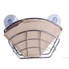 Coffee Filter Holder Chrome with Suction Cup