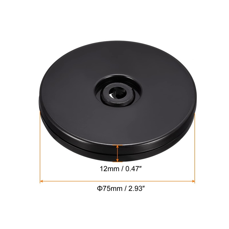 sourcing map 3inch Rotating Swivel Stand with Steel Ball Bearings