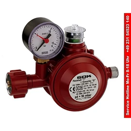 Low Pressure Regulator 50 mbar for Household, Mobile Homes and Commercial Use