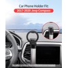MaserWeller Car Phone Holder for Jeep Compass 2017-2020 Accessories, 360°
