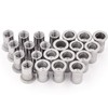 KINJOEK 100 PCS 1/4-20 Rivet Nuts, 304 Stainless Steel Threaded