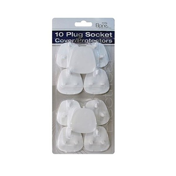 Socket/Plug Cover Protectors Pack of 10 Baby Safety Baby Proofing