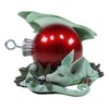 Ebros Amy Brown Holiday Green Mistletoe Treasure Dragon Sleeping by