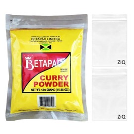 Curry Powder 450G (15.88OZ) / BETAPAC LIMITED/ZiQ zip lock back 2pc (6x4)