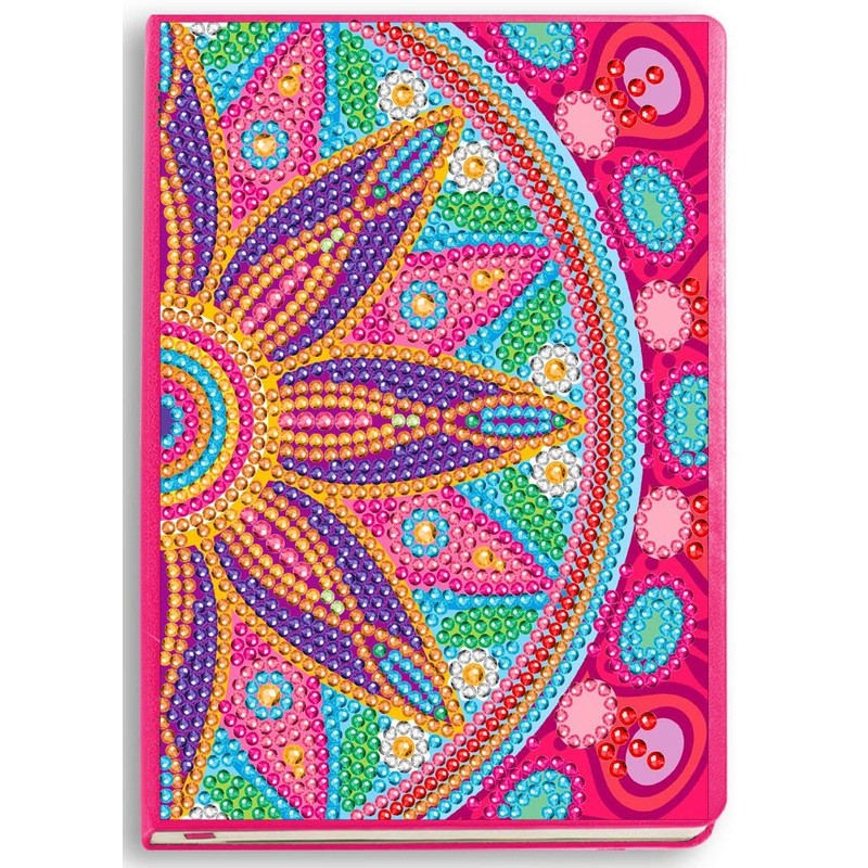 Totum Diamond Painting Journal: Diamond Craft Set Notebook Pink Mandala