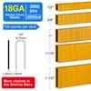 SimCos 18 Gauge 1/4" Narrow Crown Staples (1-1/2",1-1/4" 1", 3/4",