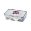 Rectangular 550ml (179 x 127 x 53mm), Clear/Blue