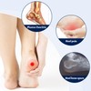 3 Pair Gel Heel Cups Plantar Fasciitis Inserts - Silicone