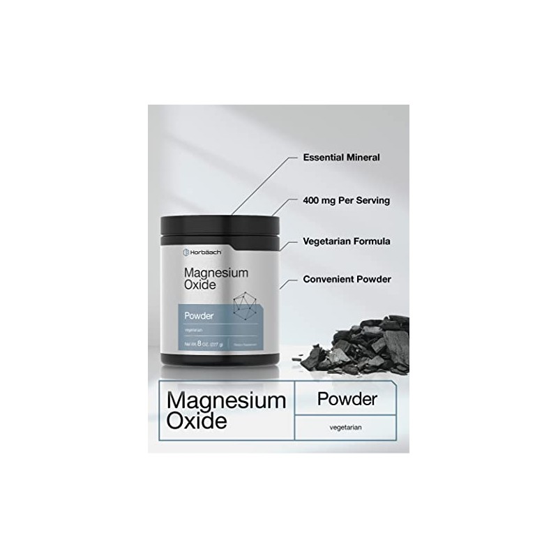 Horbäach Polvo de óxido de magnesio | 400 mg |