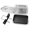93305/7515 Catch Pan with 6415 Drip Pans for Weber Genesis