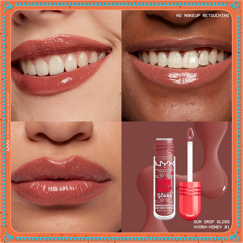 NYX Professional Makeup - Holiday 25 Gumdrop Gloss Hydra Honey