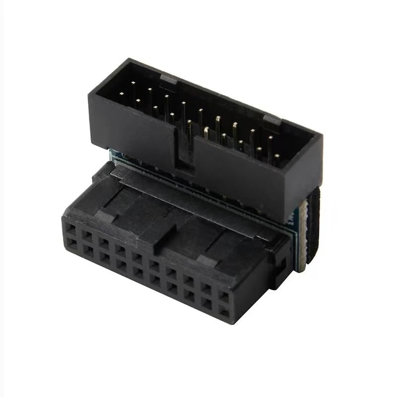 Generic USB 3.0 90 Degree Adapter, 2 Pack: 19Pin/20Pin Male
