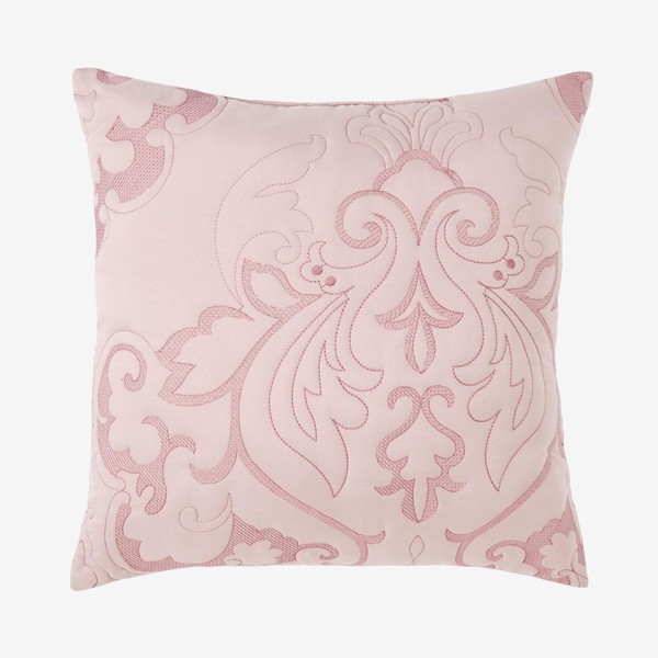 (Pale Rose) - Brylanehome Amelia 41cm Square Pillow (Pale Rose,0)