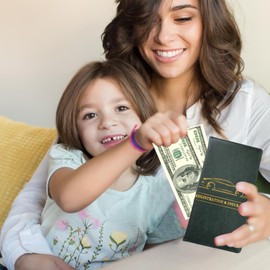 Car Registration and Insurance Holder, PU Leather Wallet for Car Registration, Car License Organizers Case Car Storage and Organizer for, Motorcycles, Trucks, Boats