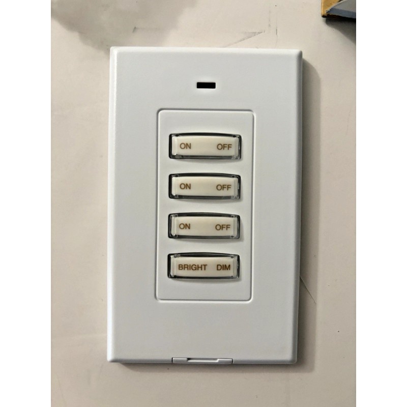 Universal X10 SS13A Stick-A-Switch Remote Wall Switch # Unit Dim