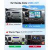 MAHVEC Android 15 Car Radio Stereo for Honda Civic 2006-2011