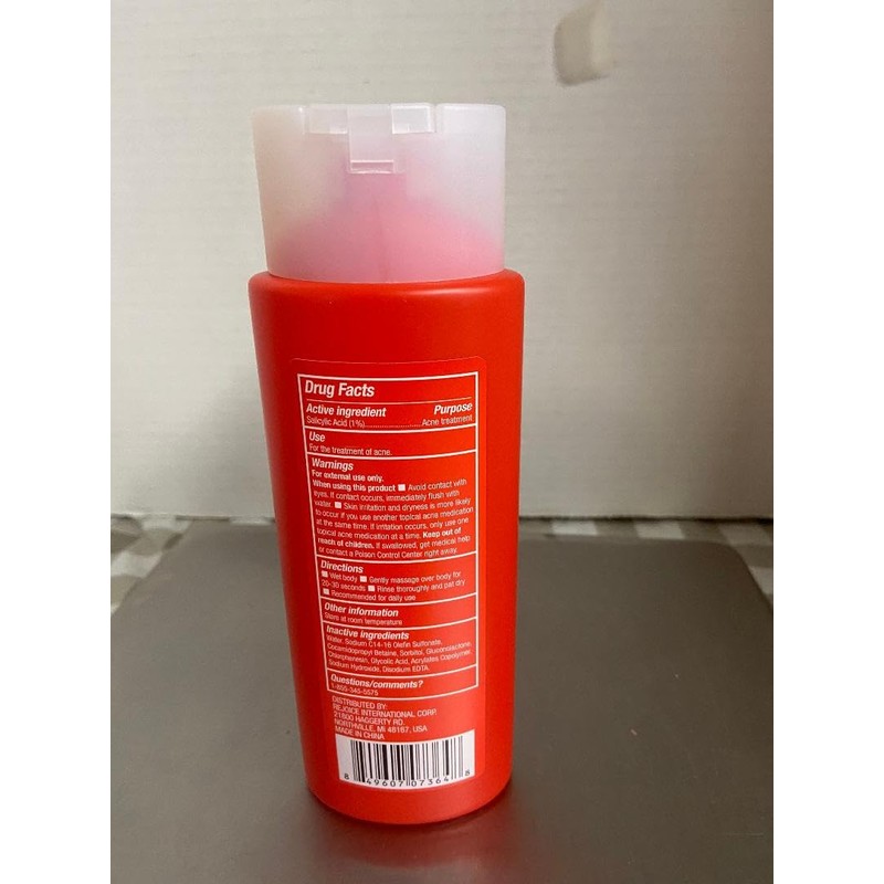 XtraCare Persistent Body Acne Exfoliator & Cleanser Body Wash Fragrance