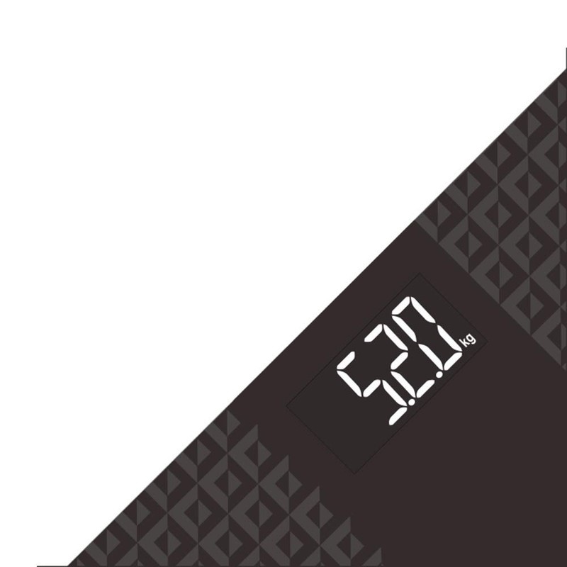 Electronic Bathroom Scale with Tempered Glass Balance Platform, Antiskid Surface,