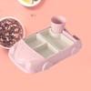 Car-shaped Tray Tableware ，Car Shaped Plate with Water Cup Sections