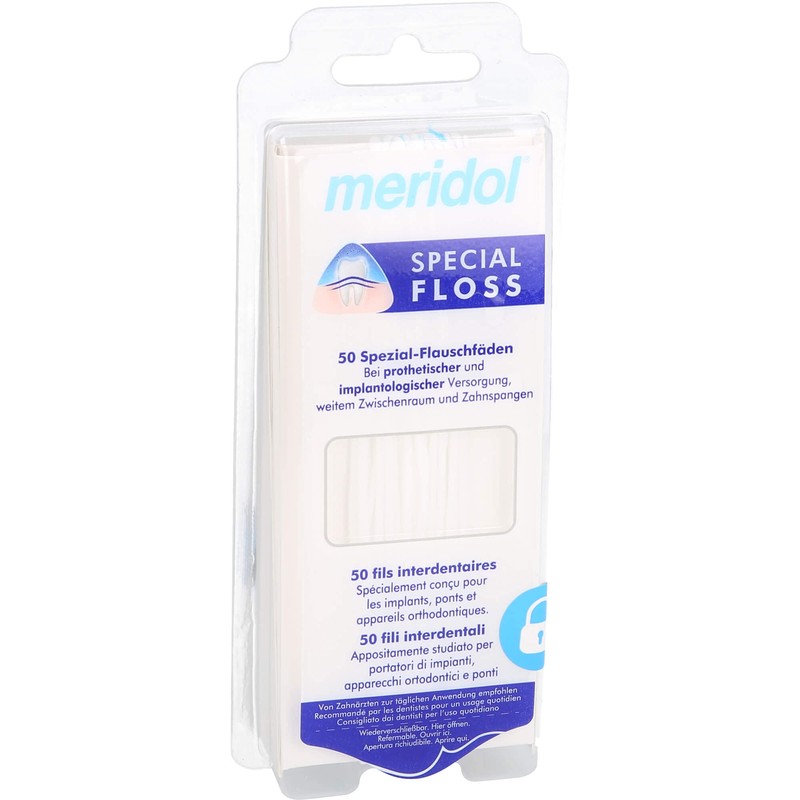 Meridol Special – Floss – Fleece Threads (Pack of 50)