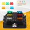 6 Way Circuit Blade Fuse Box Block Holder With LED