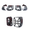 Hoolcar Tail Light Guards Rear Light Cover Protector for Jeep