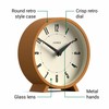 Jones Clocks® Venus desk clock | Modern round design |