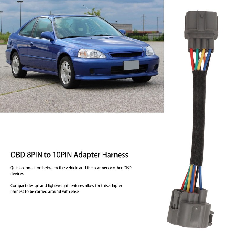 OBD 8PIN to 10PIN Adapter Harness Automotive Distributor Adapter Jumper