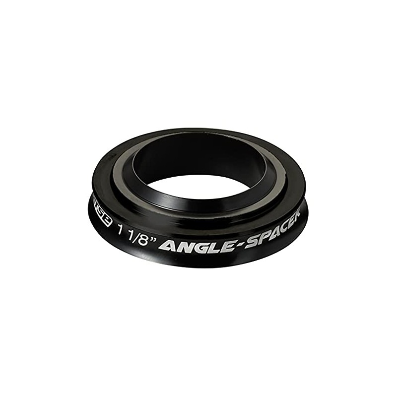 Reverse 0.5° Angle Spacer 1 1/8 Inch Black
