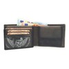 Lemasi Biker Wallet with Chain Natural Hunter Leather Wallet with