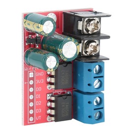 5A DC motor driver module with dual control, H-B for CW and W rotation in PWM regulation