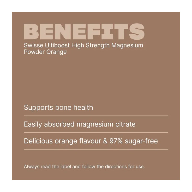 Swisse Ultiboost High Strength Magnesium Powder Orange 360g