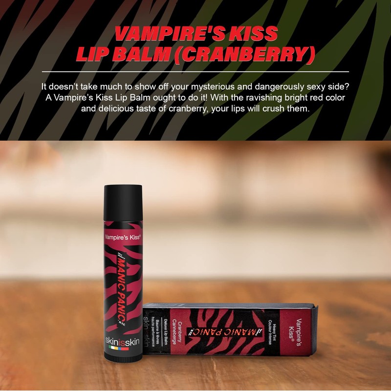 Manic Panic Vampire’s Kiss Cranberry Red Tinted Lip Balm