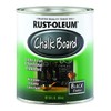 RUST-OLEUM Paint CHALKBRD LTX Black Quart 206540