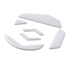 Juego de 2 Almohadillas para Orejas de Mouse con Bordes curvos, Color Blanco, compatibles con Logi G502 Mouse