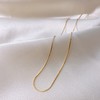 Silver 925 Snake Snake Necklace Yellow Gold 45cm / 실버925