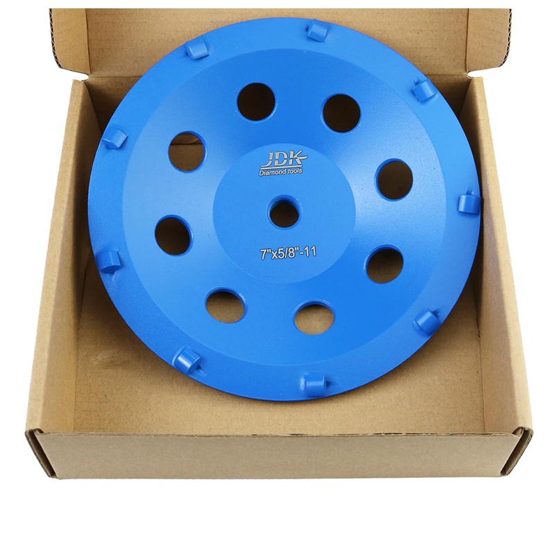 JDK 7 Inch PCD Grinding Disc with 5/8’’-11 Thread for