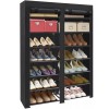 ERONE Shoe Rack Storage Organize 28 Pairs Portable Double Row
