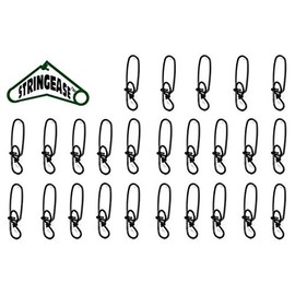 Stay-lok 25 Pack Size 5 300 lb Snaps Stay Lock Snap Stringease Fishing Snap Leaders