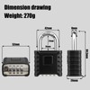 Diyife Heavy Duty Combination Padlock, Large Outdoor Padlock [One-Touch Unlocking]