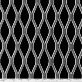 Steel Expanded Metal Sheet Raised (3/4#9) .130" Thick x 24" x 48"